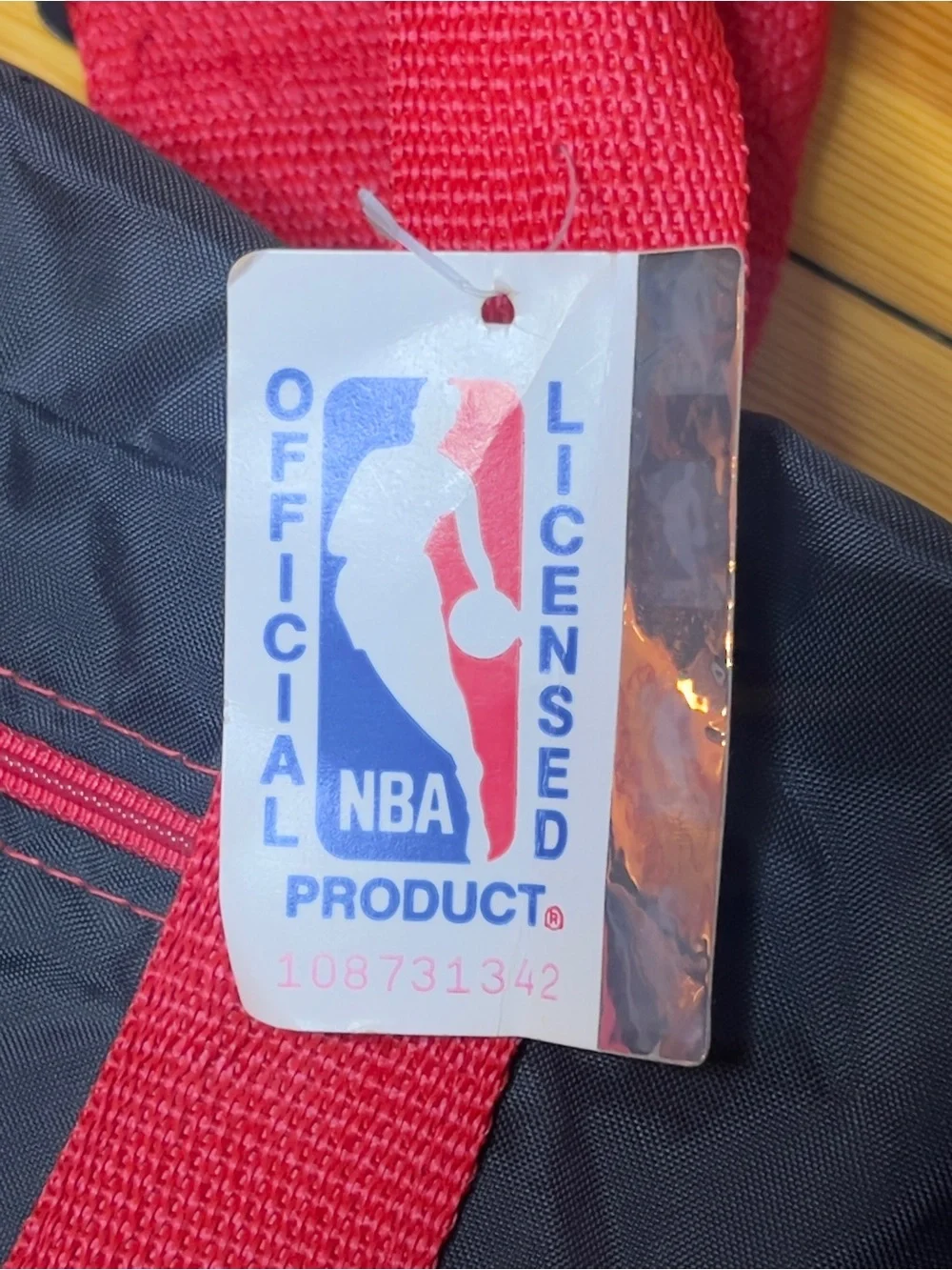 Vintage Chicago Bulls NBA Duffel Bag NOS Deadstock Tags 90s